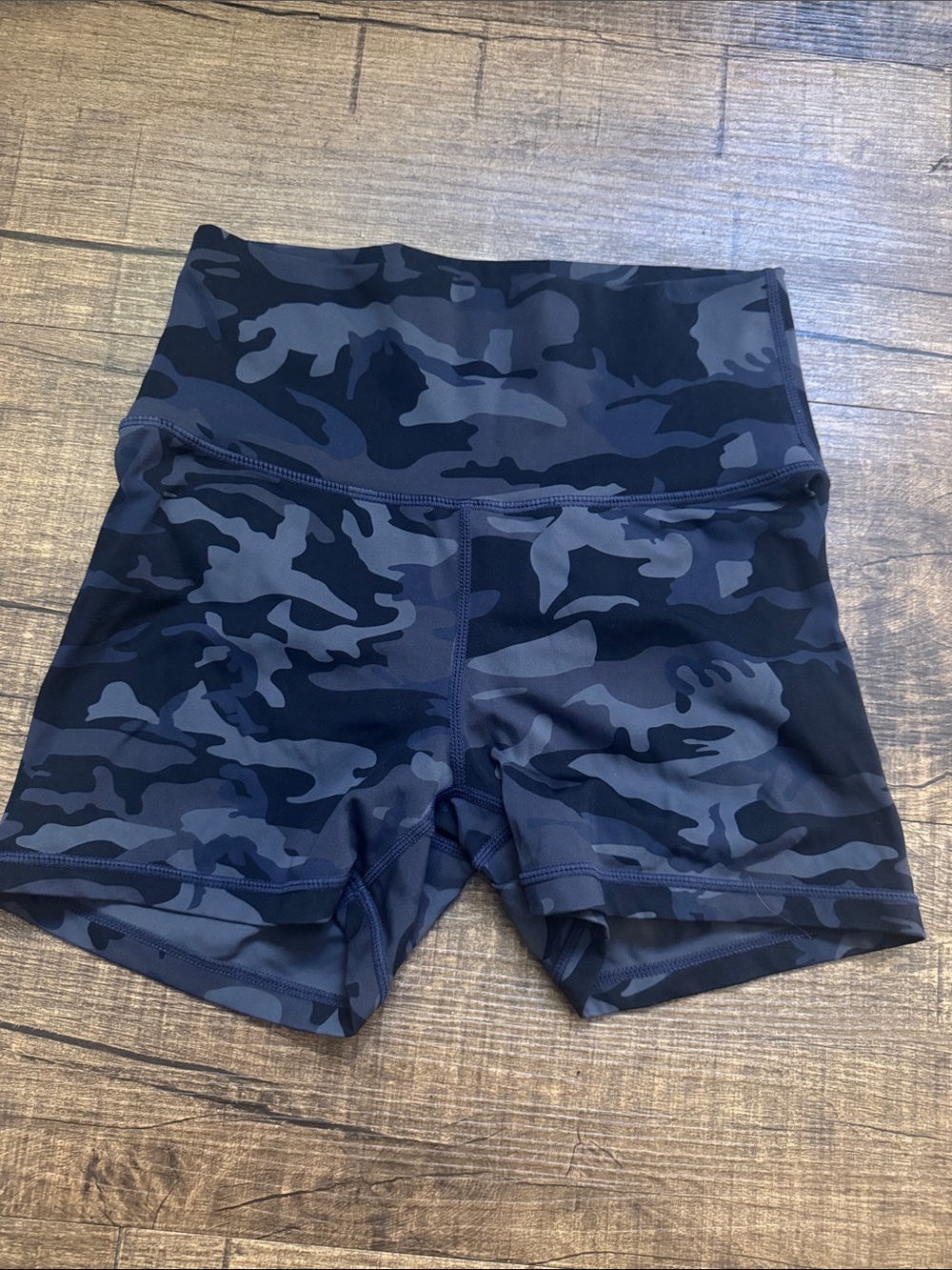ECHT Black & Charcoal Camo Scrunch Shorts